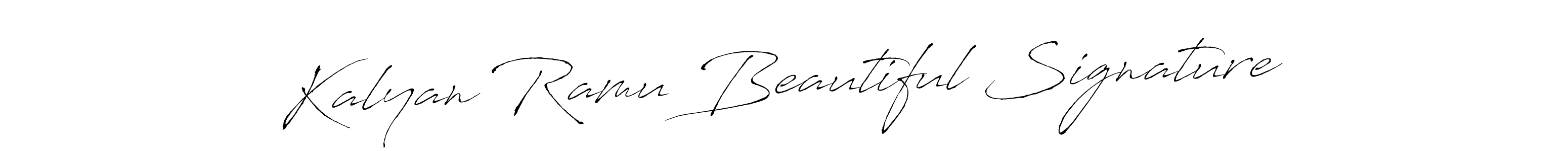 You can use this online signature creator to create a handwritten signature for the name Kalyan Ramu Beautiful Signature. This is the best online autograph maker. Kalyan Ramu Beautiful Signature signature style 6 images and pictures png