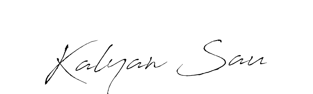 The best way (Antro_Vectra) to make a short signature is to pick only two or three words in your name. The name Kalyan Sau include a total of six letters. For converting this name. Kalyan Sau signature style 6 images and pictures png