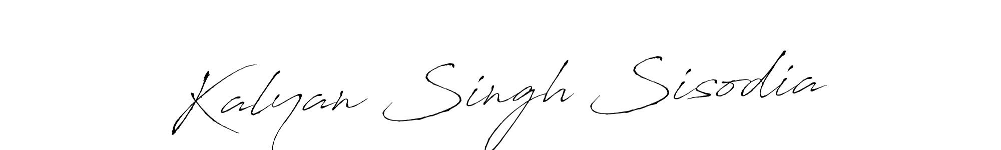 Antro_Vectra is a professional signature style that is perfect for those who want to add a touch of class to their signature. It is also a great choice for those who want to make their signature more unique. Get Kalyan Singh Sisodia name to fancy signature for free. Kalyan Singh Sisodia signature style 6 images and pictures png