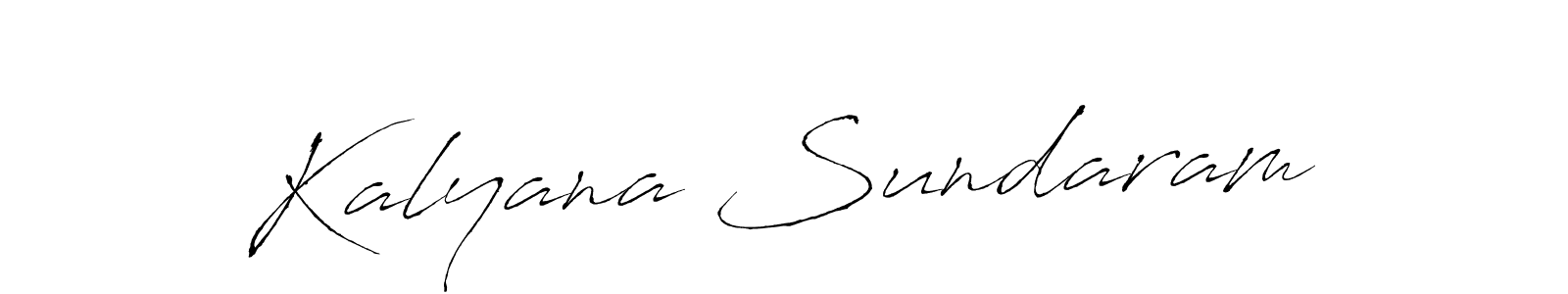 Make a beautiful signature design for name Kalyana Sundaram. With this signature (Antro_Vectra) style, you can create a handwritten signature for free. Kalyana Sundaram signature style 6 images and pictures png