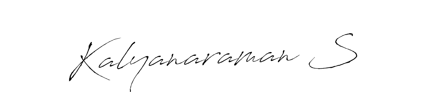 Make a beautiful signature design for name Kalyanaraman S. Use this online signature maker to create a handwritten signature for free. Kalyanaraman S signature style 6 images and pictures png