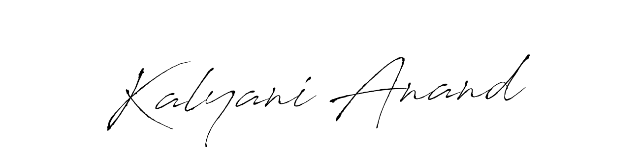 Design your own signature with our free online signature maker. With this signature software, you can create a handwritten (Antro_Vectra) signature for name Kalyani Anand. Kalyani Anand signature style 6 images and pictures png