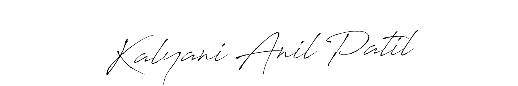 Design your own signature with our free online signature maker. With this signature software, you can create a handwritten (Antro_Vectra) signature for name Kalyani Anil Patil. Kalyani Anil Patil signature style 6 images and pictures png