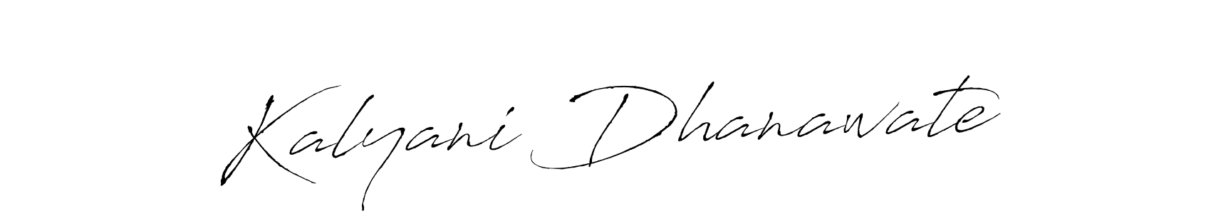 Make a short Kalyani Dhanawate signature style. Manage your documents anywhere anytime using Antro_Vectra. Create and add eSignatures, submit forms, share and send files easily. Kalyani Dhanawate signature style 6 images and pictures png