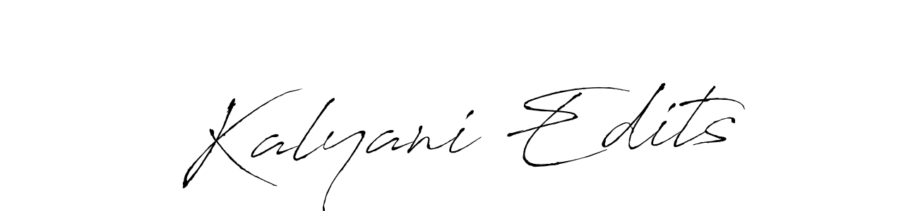 It looks lik you need a new signature style for name Kalyani Edits. Design unique handwritten (Antro_Vectra) signature with our free signature maker in just a few clicks. Kalyani Edits signature style 6 images and pictures png