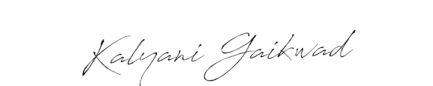 Design your own signature with our free online signature maker. With this signature software, you can create a handwritten (Antro_Vectra) signature for name Kalyani Gaikwad. Kalyani Gaikwad signature style 6 images and pictures png