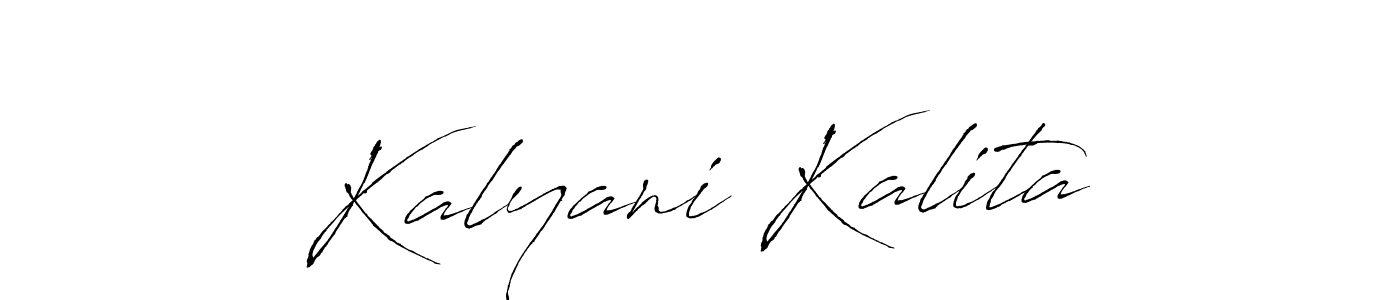 It looks lik you need a new signature style for name Kalyani Kalita. Design unique handwritten (Antro_Vectra) signature with our free signature maker in just a few clicks. Kalyani Kalita signature style 6 images and pictures png