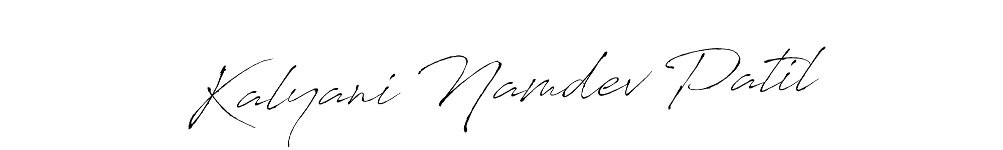 Also You can easily find your signature by using the search form. We will create Kalyani Namdev Patil name handwritten signature images for you free of cost using Antro_Vectra sign style. Kalyani Namdev Patil signature style 6 images and pictures png