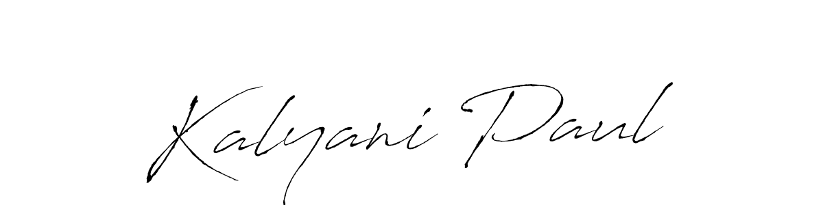 Kalyani Paul stylish signature style. Best Handwritten Sign (Antro_Vectra) for my name. Handwritten Signature Collection Ideas for my name Kalyani Paul. Kalyani Paul signature style 6 images and pictures png