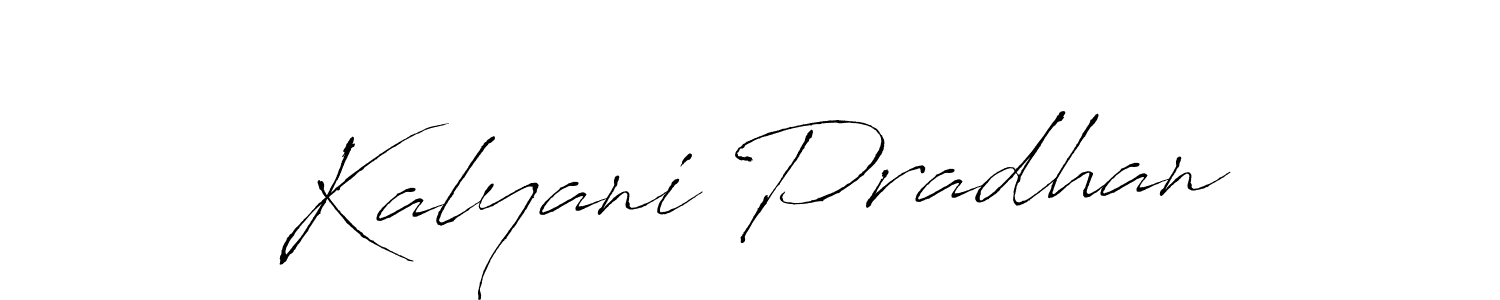 The best way (Antro_Vectra) to make a short signature is to pick only two or three words in your name. The name Kalyani Pradhan include a total of six letters. For converting this name. Kalyani Pradhan signature style 6 images and pictures png