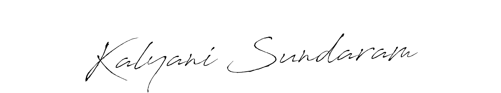 Use a signature maker to create a handwritten signature online. With this signature software, you can design (Antro_Vectra) your own signature for name Kalyani Sundaram. Kalyani Sundaram signature style 6 images and pictures png