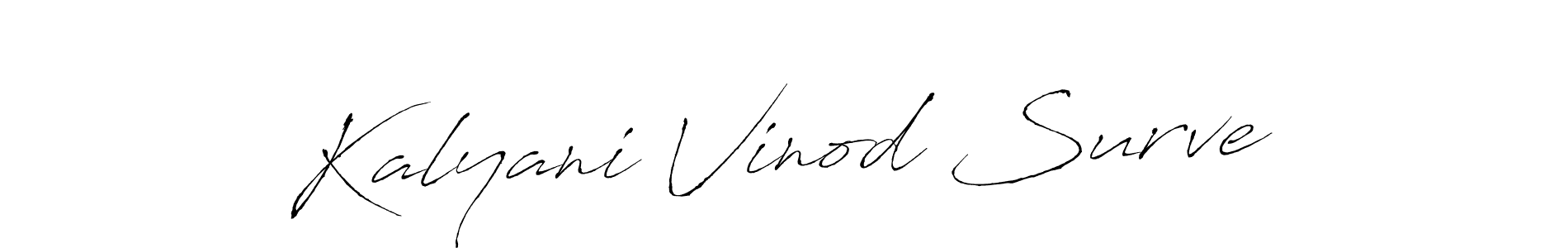 Similarly Antro_Vectra is the best handwritten signature design. Signature creator online .You can use it as an online autograph creator for name Kalyani Vinod Surve. Kalyani Vinod Surve signature style 6 images and pictures png
