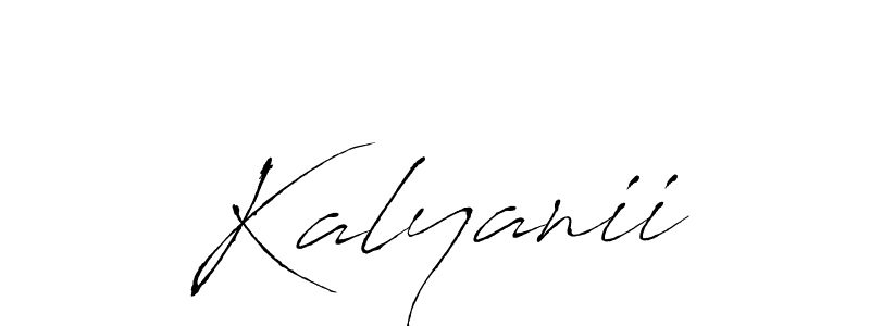 Create a beautiful signature design for name Kalyanii. With this signature (Antro_Vectra) fonts, you can make a handwritten signature for free. Kalyanii signature style 6 images and pictures png