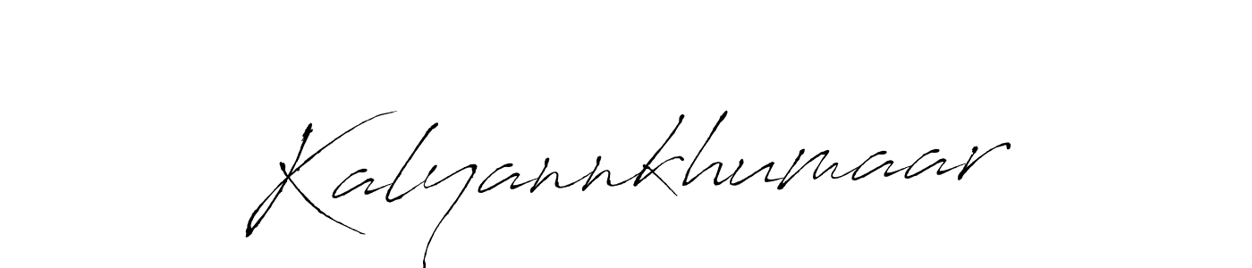 Make a beautiful signature design for name Kalyannkhumaar. With this signature (Antro_Vectra) style, you can create a handwritten signature for free. Kalyannkhumaar signature style 6 images and pictures png
