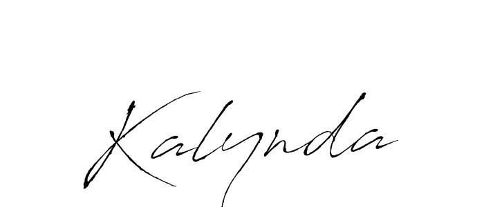 Create a beautiful signature design for name Kalynda. With this signature (Antro_Vectra) fonts, you can make a handwritten signature for free. Kalynda signature style 6 images and pictures png