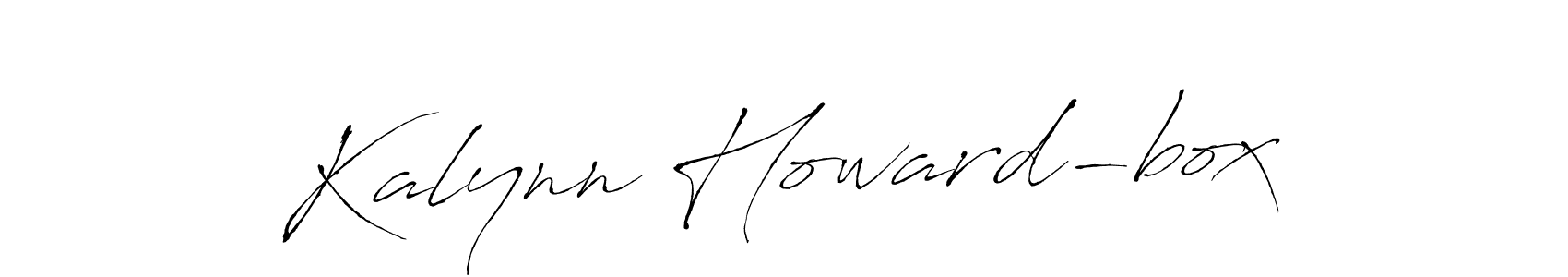 Antro_Vectra is a professional signature style that is perfect for those who want to add a touch of class to their signature. It is also a great choice for those who want to make their signature more unique. Get Kalynn Howard-box name to fancy signature for free. Kalynn Howard-box signature style 6 images and pictures png