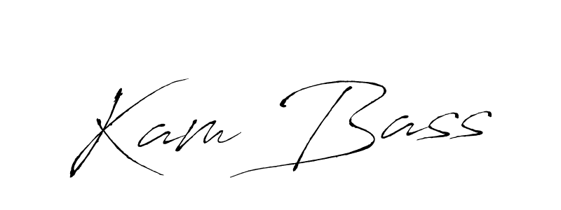 Make a beautiful signature design for name Kam Bass. With this signature (Antro_Vectra) style, you can create a handwritten signature for free. Kam Bass signature style 6 images and pictures png