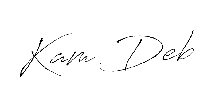 This is the best signature style for the Kam Deb name. Also you like these signature font (Antro_Vectra). Mix name signature. Kam Deb signature style 6 images and pictures png