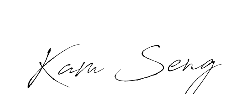 Make a beautiful signature design for name Kam Seng. Use this online signature maker to create a handwritten signature for free. Kam Seng signature style 6 images and pictures png