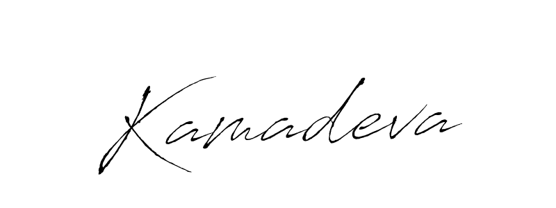 Also we have Kamadeva name is the best signature style. Create professional handwritten signature collection using Antro_Vectra autograph style. Kamadeva signature style 6 images and pictures png