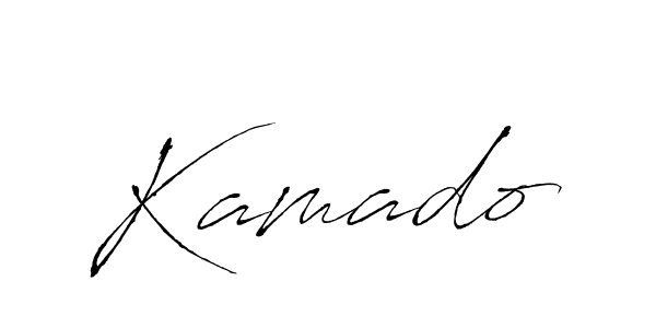 Use a signature maker to create a handwritten signature online. With this signature software, you can design (Antro_Vectra) your own signature for name Kamado. Kamado signature style 6 images and pictures png