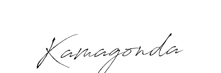 Kamagonda stylish signature style. Best Handwritten Sign (Antro_Vectra) for my name. Handwritten Signature Collection Ideas for my name Kamagonda. Kamagonda signature style 6 images and pictures png