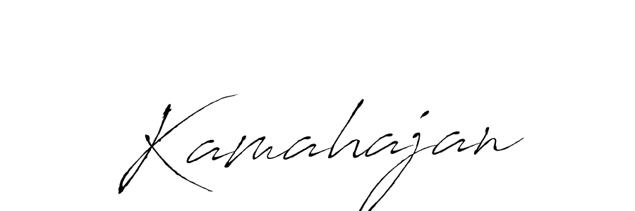 Create a beautiful signature design for name Kamahajan. With this signature (Antro_Vectra) fonts, you can make a handwritten signature for free. Kamahajan signature style 6 images and pictures png