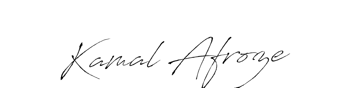 Use a signature maker to create a handwritten signature online. With this signature software, you can design (Antro_Vectra) your own signature for name Kamal Afroze. Kamal Afroze signature style 6 images and pictures png