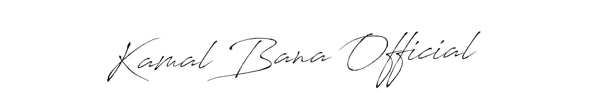 The best way (Antro_Vectra) to make a short signature is to pick only two or three words in your name. The name Kamal Bana Official include a total of six letters. For converting this name. Kamal Bana Official signature style 6 images and pictures png