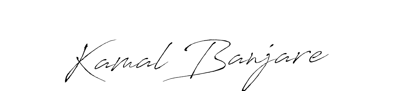 Use a signature maker to create a handwritten signature online. With this signature software, you can design (Antro_Vectra) your own signature for name Kamal Banjare. Kamal Banjare signature style 6 images and pictures png