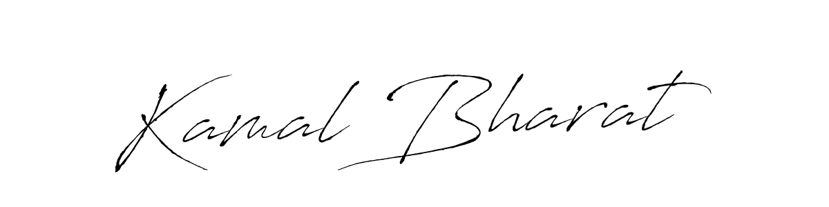 Create a beautiful signature design for name Kamal Bharat. With this signature (Antro_Vectra) fonts, you can make a handwritten signature for free. Kamal Bharat signature style 6 images and pictures png