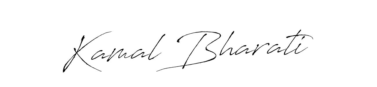 It looks lik you need a new signature style for name Kamal Bharati. Design unique handwritten (Antro_Vectra) signature with our free signature maker in just a few clicks. Kamal Bharati signature style 6 images and pictures png
