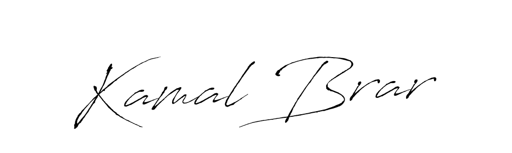 You should practise on your own different ways (Antro_Vectra) to write your name (Kamal Brar) in signature. don't let someone else do it for you. Kamal Brar signature style 6 images and pictures png