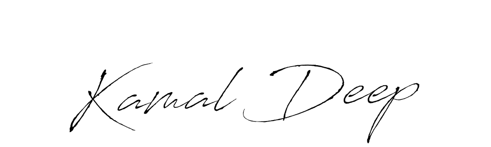 Kamal Deep stylish signature style. Best Handwritten Sign (Antro_Vectra) for my name. Handwritten Signature Collection Ideas for my name Kamal Deep. Kamal Deep signature style 6 images and pictures png