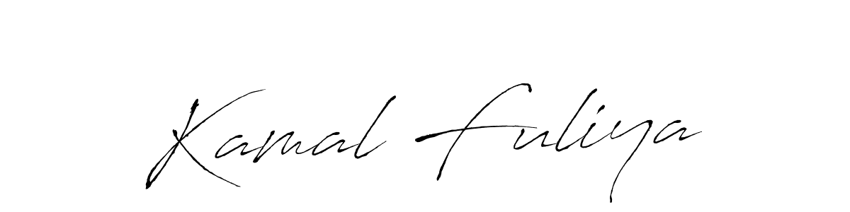 It looks lik you need a new signature style for name Kamal Fuliya. Design unique handwritten (Antro_Vectra) signature with our free signature maker in just a few clicks. Kamal Fuliya signature style 6 images and pictures png