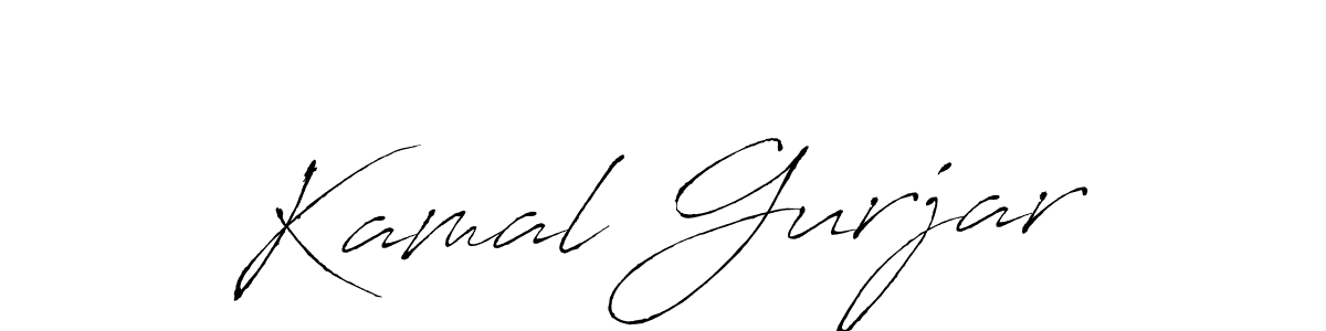 Antro_Vectra is a professional signature style that is perfect for those who want to add a touch of class to their signature. It is also a great choice for those who want to make their signature more unique. Get Kamal Gurjar name to fancy signature for free. Kamal Gurjar signature style 6 images and pictures png