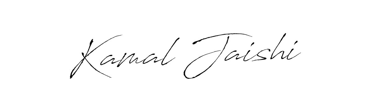 Kamal Jaishi stylish signature style. Best Handwritten Sign (Antro_Vectra) for my name. Handwritten Signature Collection Ideas for my name Kamal Jaishi. Kamal Jaishi signature style 6 images and pictures png