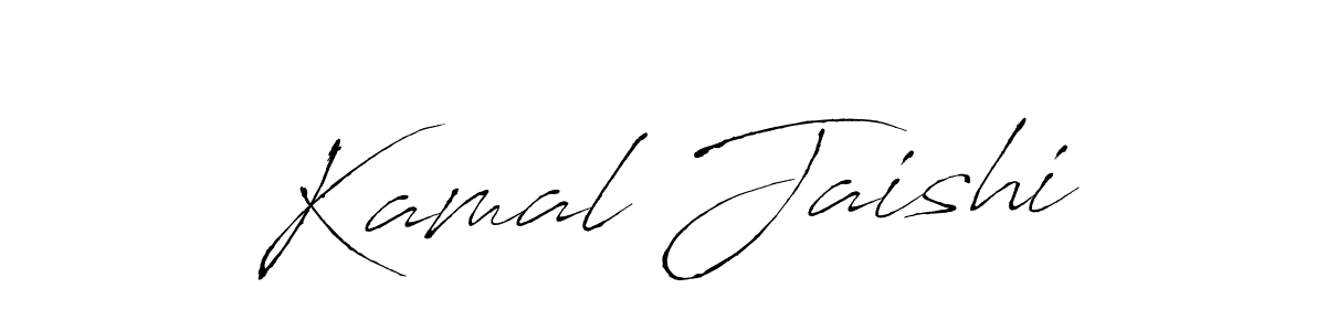 Kamal Jaishi stylish signature style. Best Handwritten Sign (Antro_Vectra) for my name. Handwritten Signature Collection Ideas for my name Kamal Jaishi. Kamal Jaishi signature style 6 images and pictures png