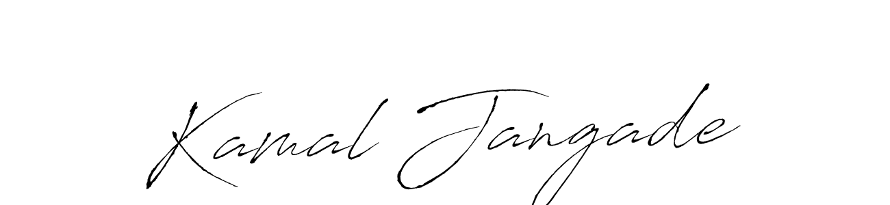 The best way (Antro_Vectra) to make a short signature is to pick only two or three words in your name. The name Kamal Jangade include a total of six letters. For converting this name. Kamal Jangade signature style 6 images and pictures png