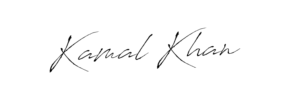 Design your own signature with our free online signature maker. With this signature software, you can create a handwritten (Antro_Vectra) signature for name Kamal Khan. Kamal Khan signature style 6 images and pictures png