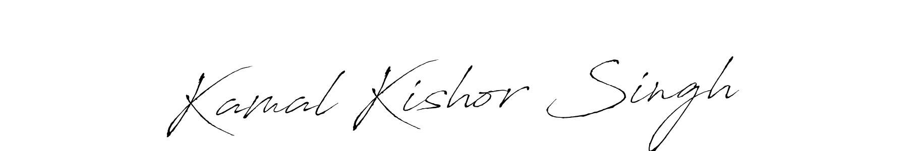 Also we have Kamal Kishor Singh name is the best signature style. Create professional handwritten signature collection using Antro_Vectra autograph style. Kamal Kishor Singh signature style 6 images and pictures png