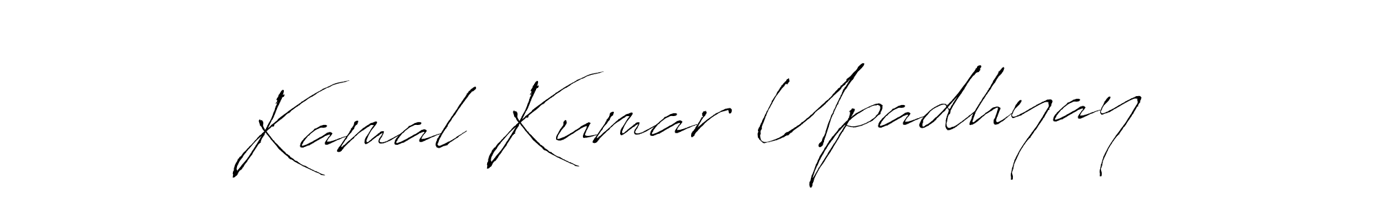 Create a beautiful signature design for name Kamal Kumar Upadhyay. With this signature (Antro_Vectra) fonts, you can make a handwritten signature for free. Kamal Kumar Upadhyay signature style 6 images and pictures png