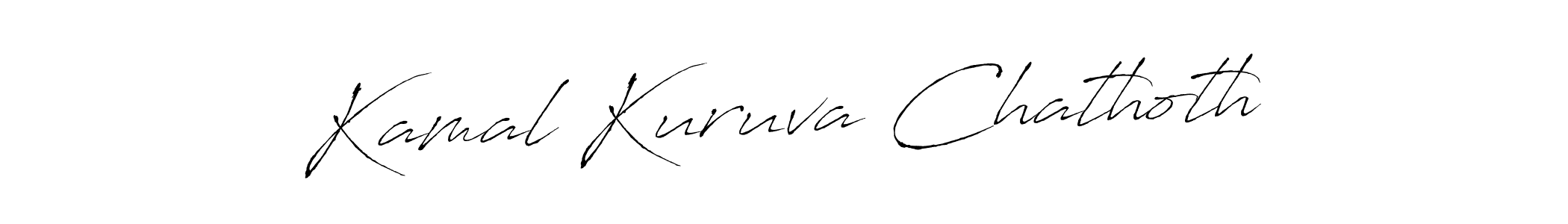 Also we have Kamal Kuruva Chathoth name is the best signature style. Create professional handwritten signature collection using Antro_Vectra autograph style. Kamal Kuruva Chathoth signature style 6 images and pictures png