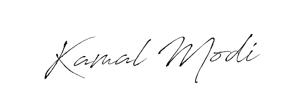 Make a beautiful signature design for name Kamal Modi. With this signature (Antro_Vectra) style, you can create a handwritten signature for free. Kamal Modi signature style 6 images and pictures png