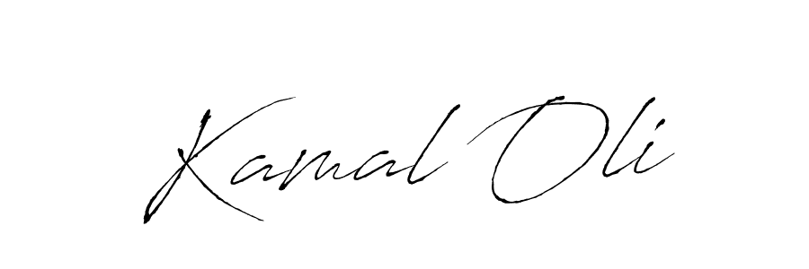 How to make Kamal Oli signature? Antro_Vectra is a professional autograph style. Create handwritten signature for Kamal Oli name. Kamal Oli signature style 6 images and pictures png