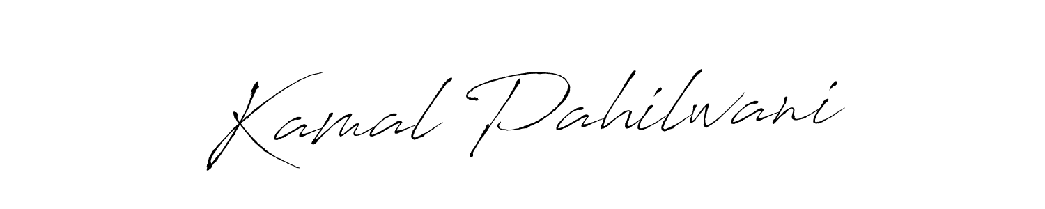 It looks lik you need a new signature style for name Kamal Pahilwani. Design unique handwritten (Antro_Vectra) signature with our free signature maker in just a few clicks. Kamal Pahilwani signature style 6 images and pictures png