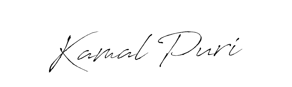 Also we have Kamal Puri name is the best signature style. Create professional handwritten signature collection using Antro_Vectra autograph style. Kamal Puri signature style 6 images and pictures png