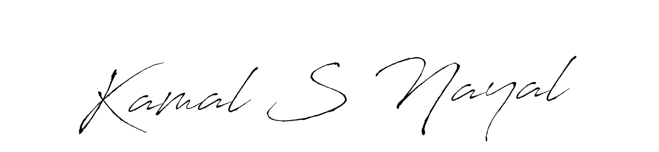 You should practise on your own different ways (Antro_Vectra) to write your name (Kamal S Nayal) in signature. don't let someone else do it for you. Kamal S Nayal signature style 6 images and pictures png