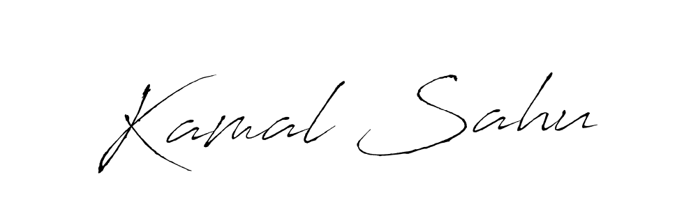 Use a signature maker to create a handwritten signature online. With this signature software, you can design (Antro_Vectra) your own signature for name Kamal Sahu. Kamal Sahu signature style 6 images and pictures png