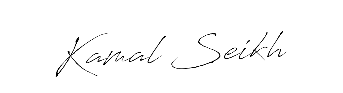 You should practise on your own different ways (Antro_Vectra) to write your name (Kamal Seikh) in signature. don't let someone else do it for you. Kamal Seikh signature style 6 images and pictures png